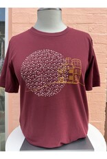 Bella+Canvas Cabot Tower-Unisex T Shirt-Heather Cardinal