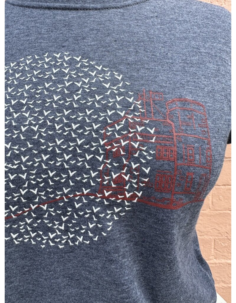 Twisted Sisters boutik Cabot Tower-Unisex T Shirt-Heather Navy
