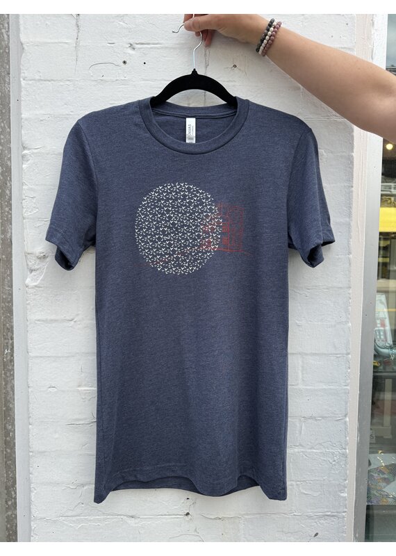 Twisted Sisters boutik Cabot Tower-Unisex T Shirt-Heather Navy