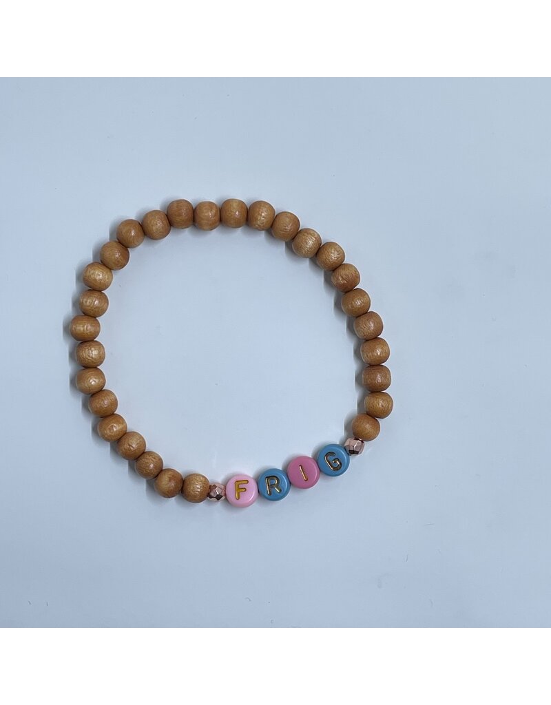Wood YA? Newfoundland Saying Bracelets