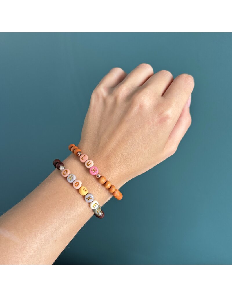 Wood YA? Newfoundland Saying Bracelets