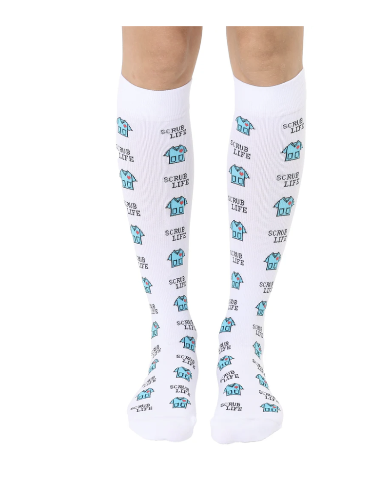 Living Royal Compression Sock-Scrub Life