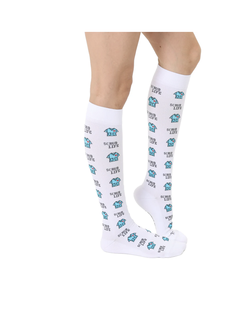 Living Royal Compression Sock-Scrub Life