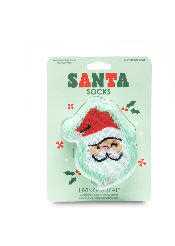 Living Royal Santa 3D Socks-Kids
