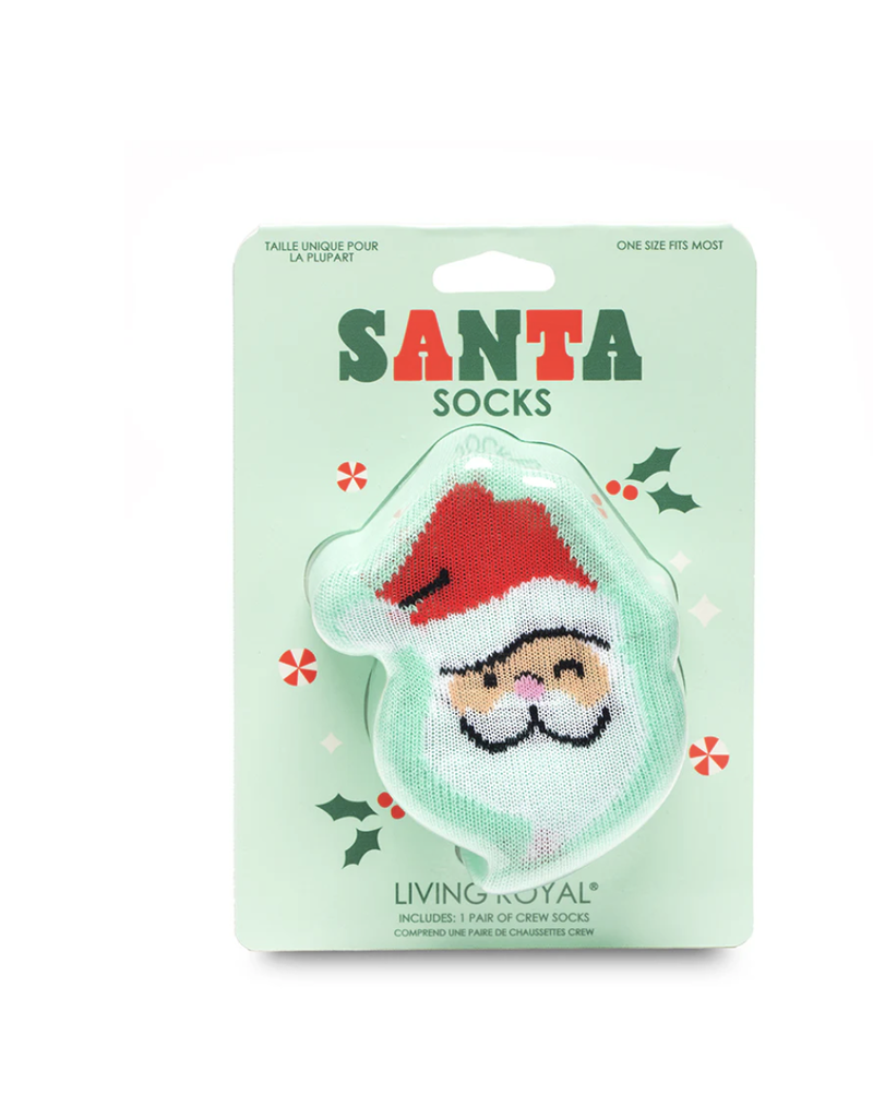 Living Royal Santa 3D Socks-Kids