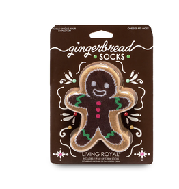 Living Royal Gingerbread 3D Socks