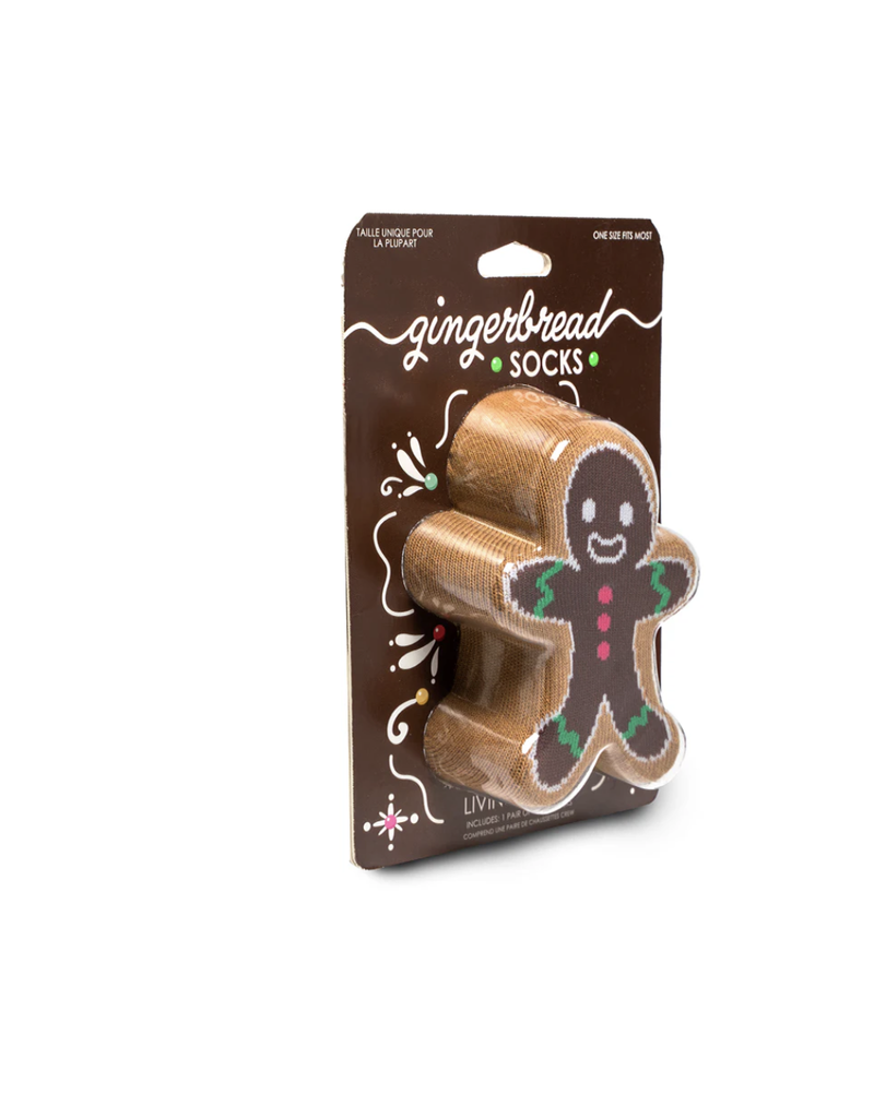Living Royal Gingerbread 3D Socks