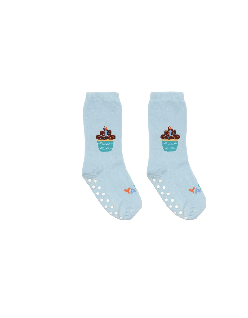 Living Royal Cupcake Birthday 3D Socks-Kids