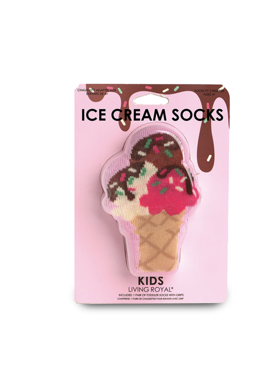 Living Royal Ice cream 3D Socks-Kids