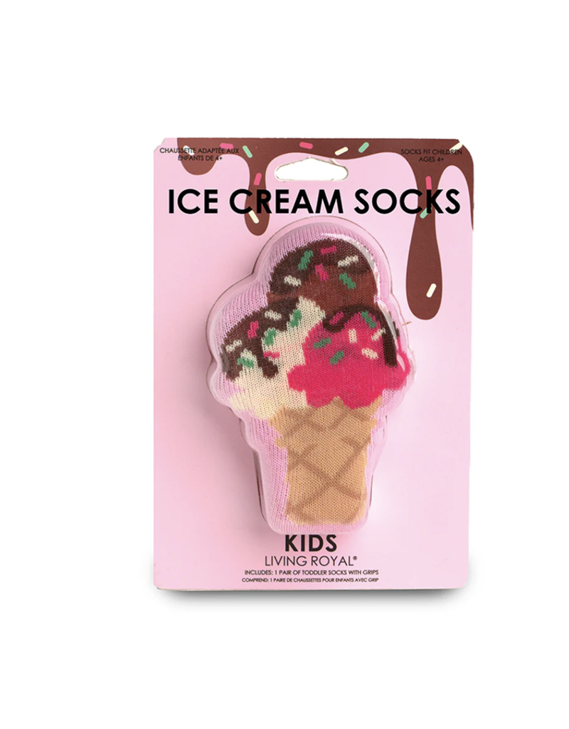 Living Royal Ice cream 3D Socks-Kids