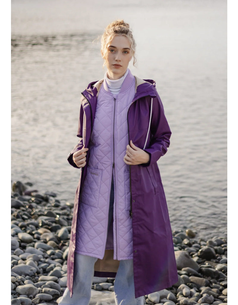 Mernini Mernini-Long Liner Vest-Lavender Mist