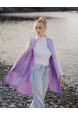 Mernini Mernini-Long Liner Vest-Lavender Mist