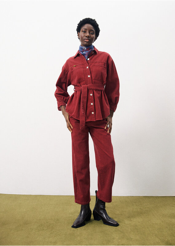 FRNCH Aberte Jeans-Bordeaux