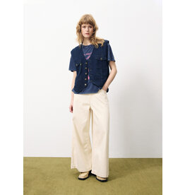 FRNCH Evy Vest-Marine Blue