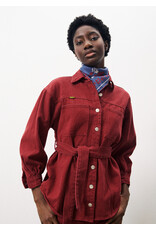 FRNCH Lisandre Overshirt-Bordeaux