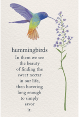 Meaning Of Life-A Cardthartic Experience Hummingbird Birthday Card