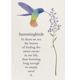 Meaning Of Life-A Cardthartic Experience Hummingbird Birthday Card