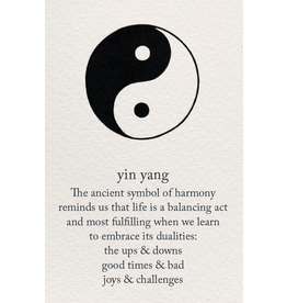Meaning Of Life-A Cardthartic Experience Yin Yang Birthday Card