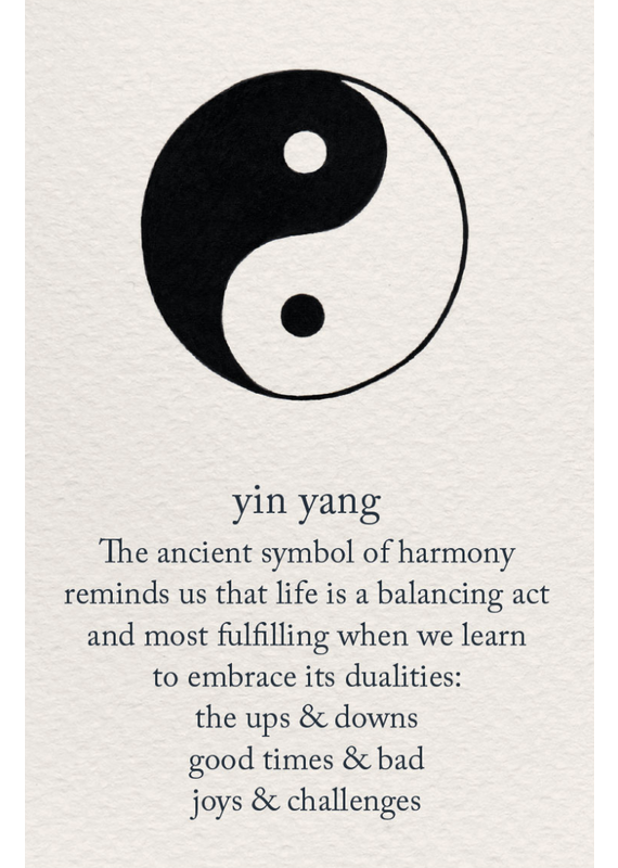 Meaning Of Life-A Cardthartic Experience Yin Yang Birthday Card