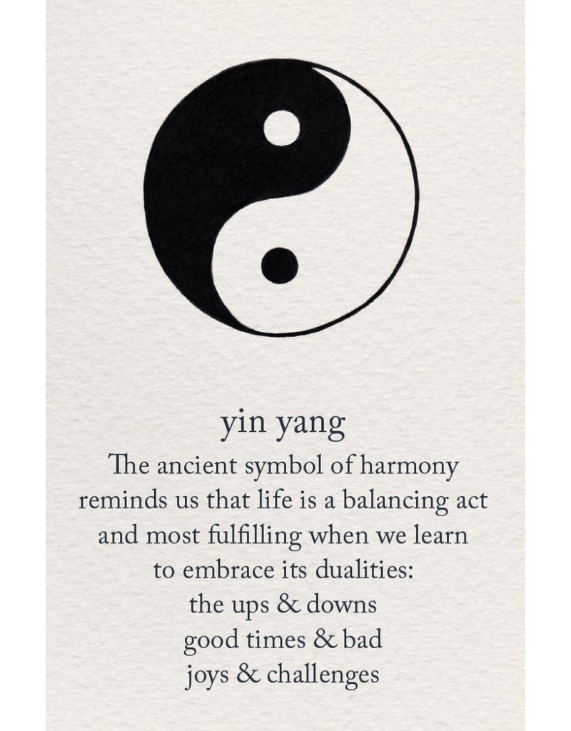 Meaning Of Life-A Cardthartic Experience Yin Yang Birthday Card