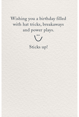 Meaning Of Life-A Cardthartic Experience Hockey Birthday Card