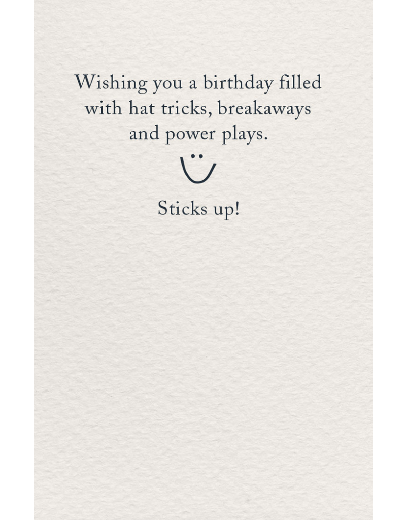 Meaning Of Life-A Cardthartic Experience Hockey Birthday Card