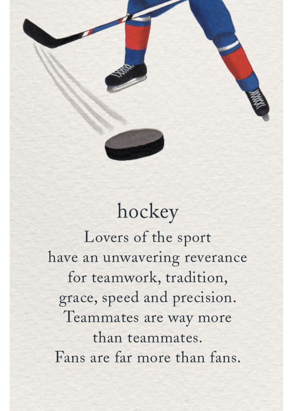 Meaning Of Life-A Cardthartic Experience Hockey Birthday Card