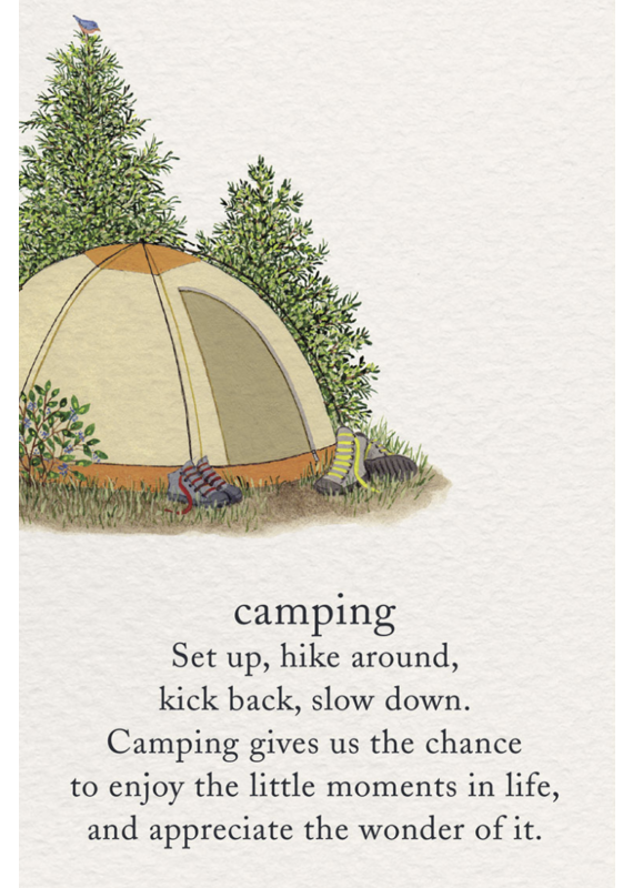 Meaning Of Life-A Cardthartic Experience Camping Birthday Card