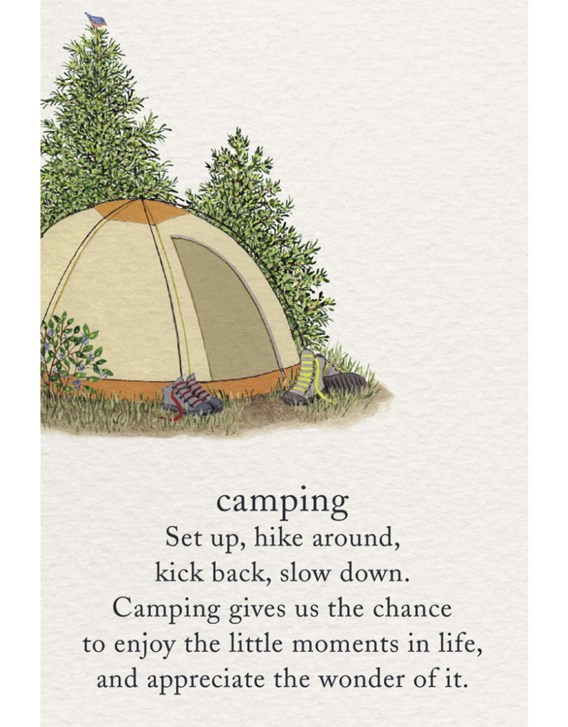 Meaning Of Life-A Cardthartic Experience Camping Birthday Card