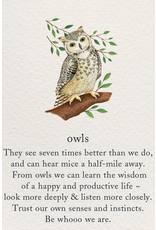 Meaning Of Life-A Cardthartic Experience Owls Birthday Card