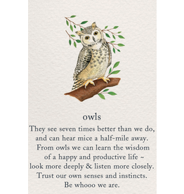 Meaning Of Life-A Cardthartic Experience Owls Birthday Card