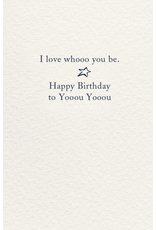 Meaning Of Life-A Cardthartic Experience Owls Birthday Card