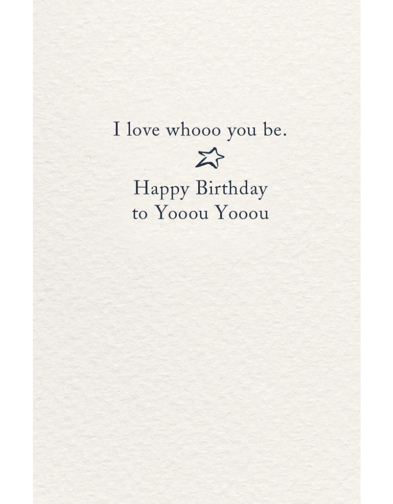 Meaning Of Life-A Cardthartic Experience Owls Birthday Card
