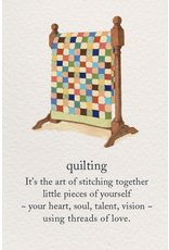 Meaning Of Life-A Cardthartic Experience Quilting Birthday Card
