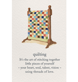 Meaning Of Life-A Cardthartic Experience Quilting Birthday Card