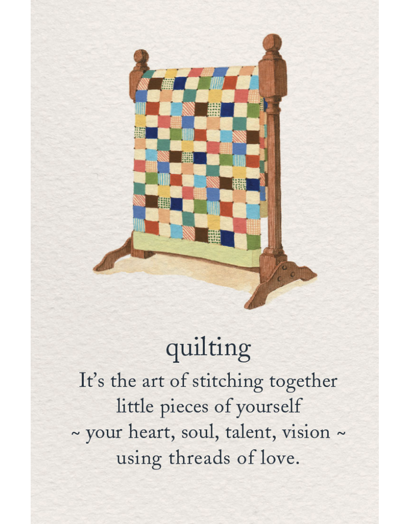 Meaning Of Life-A Cardthartic Experience Quilting Birthday Card