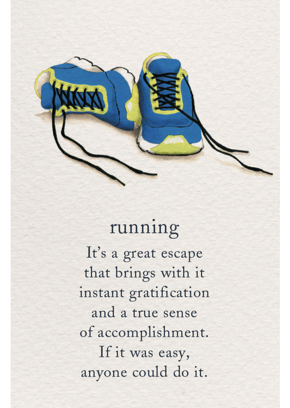 Meaning Of Life-A Cardthartic Experience Running Birthday Card