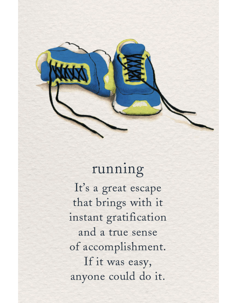 Meaning Of Life-A Cardthartic Experience Running Birthday Card