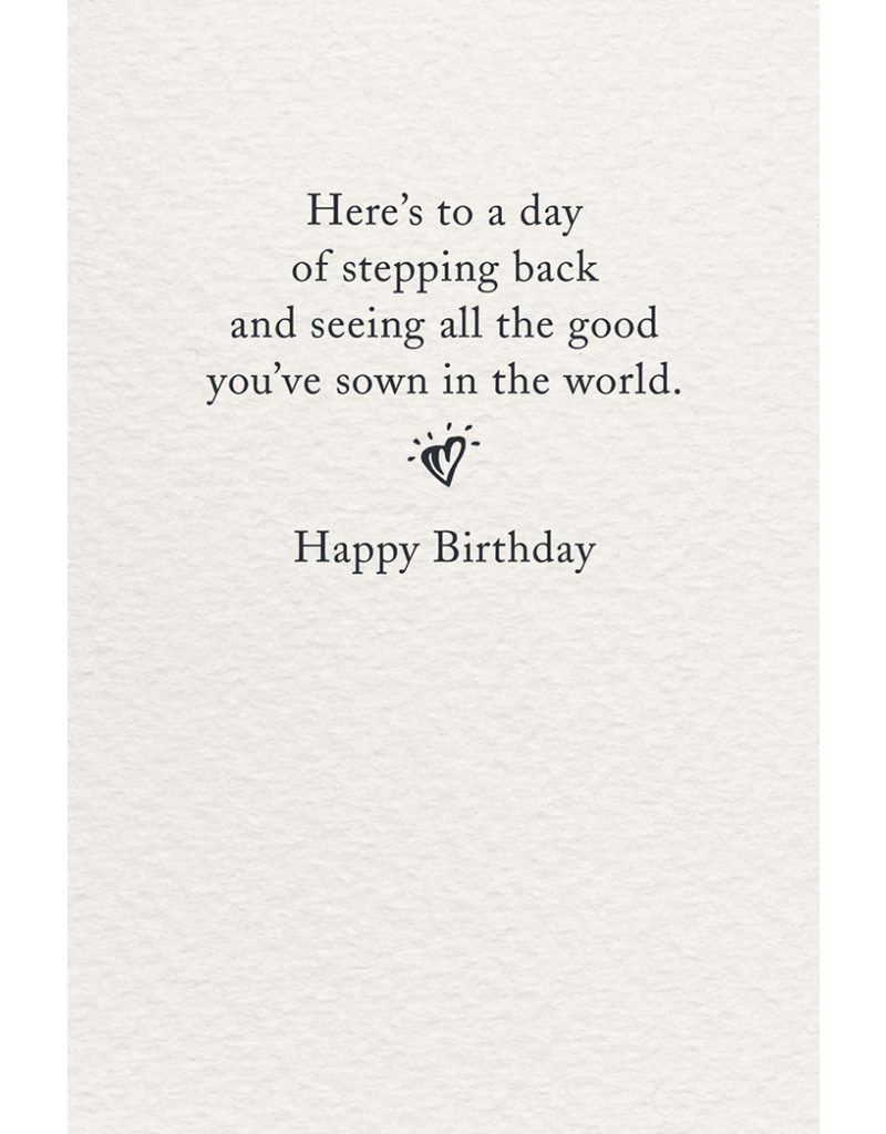 Meaning Of Life-A Cardthartic Experience Flower Gardens Birthday Card