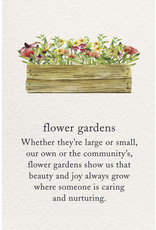 Meaning Of Life-A Cardthartic Experience Flower Gardens Birthday Card