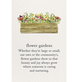 Meaning Of Life-A Cardthartic Experience Flower Gardens Birthday Card