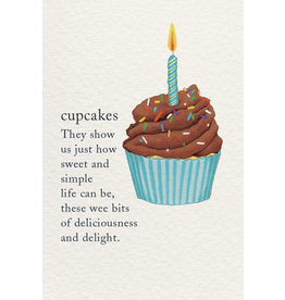 Meaning Of Life-A Cardthartic Experience Cupcakes Birthday Card