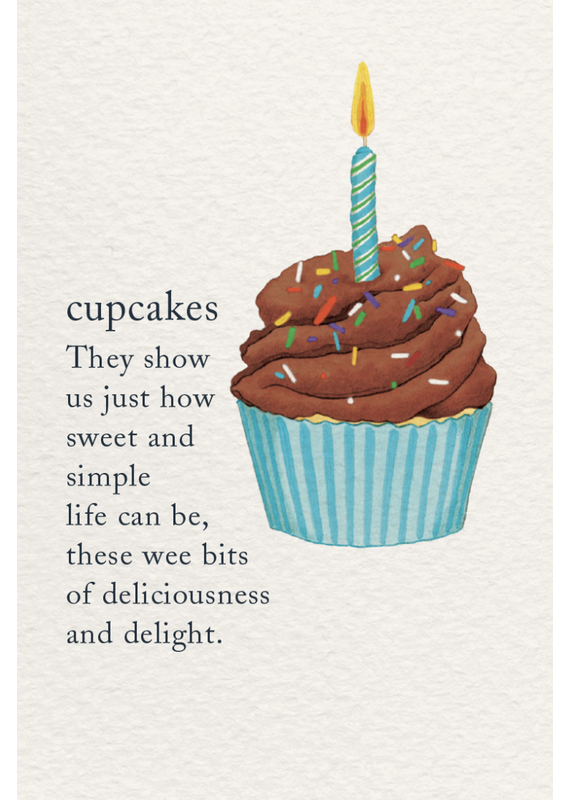 Meaning Of Life-A Cardthartic Experience Cupcakes Birthday Card