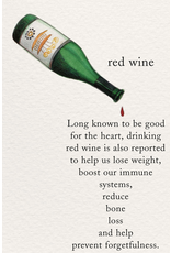 Meaning Of Life-A Cardthartic Experience Red Wine Many Occasions Card