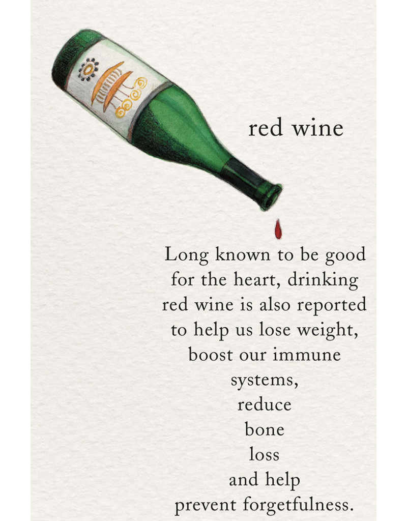Meaning Of Life-A Cardthartic Experience Red Wine Many Occasions Card