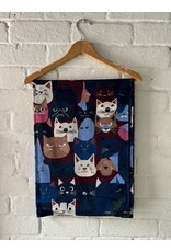 Only Accessories Cat Scarf-Blue/Blue