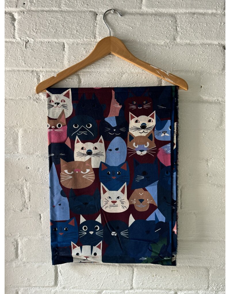 Only Accessories Cat Scarf-Blue/Blue