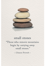 Meaning Of Life-A Cardthartic Experience Small Stones-Encouragement Greeting Card