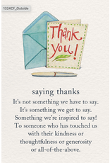 Meaning Of Life-A Cardthartic Experience Saying Thanks Greeting Card