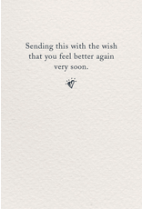 Meaning Of Life-A Cardthartic Experience Chicken Soup Feel Better Greeting Card